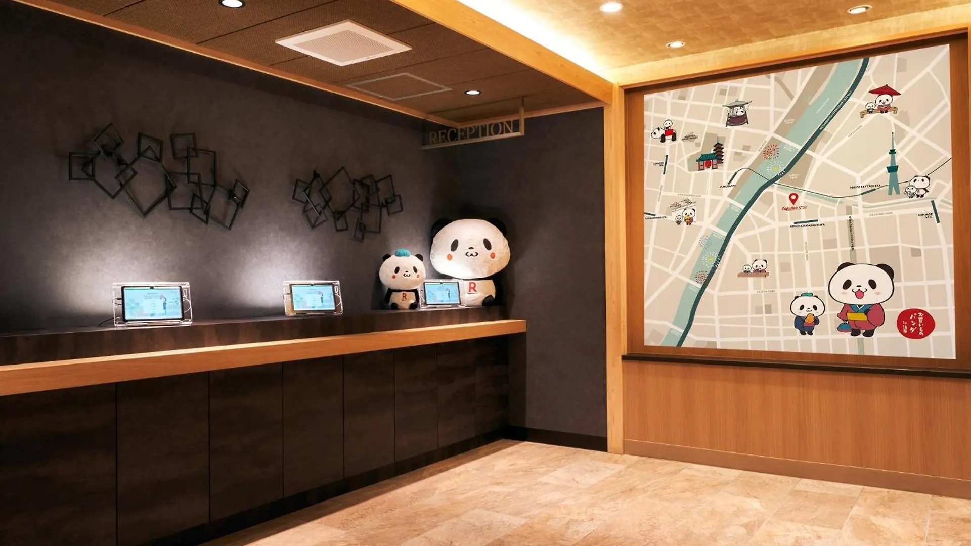 Rakuten Stay Tokyo Asakusa Okaimono Panda Twin Room A